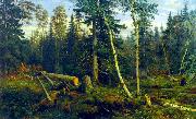 Ivan Shishkin Lumbering painting
